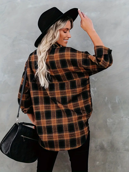 Moody Vibes - Flannel Top